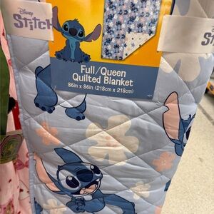 Disney Blue and Pink Quilted Blanket